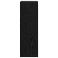 vidaXL Servírovacia skriňa so zásuvkou Čierny dub 25,5 x 22 x 69,5 cm
