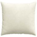 vidaXL Vankúše na pohovku 2 pcs Krémová 45 x 45 cm Kordúrová tkanina
