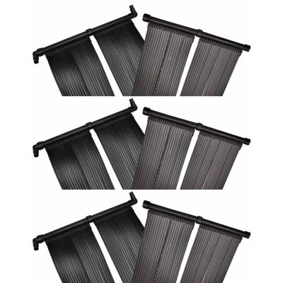 vidaXL Solárny panel na ohrev vody v bazéne 6 ks 80x620 cm