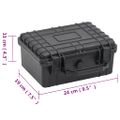 vidaXL Prenosné letové puzdro čierne 24x19x11 cm PP