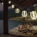 LED solárna sieťovo-svetlo Forever Light SUNARI FLS-60 7,5m 10 žiaroviek IP44