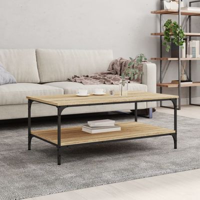 vidaXL Konferenčný stolík dub sonoma 100x55x40 cm kompozitné drevo