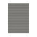 vidaXL plisovaná roleta antracitová 95x100 cm Šírka látky 94,4 cm
