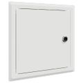 vidaXL Access Panel 2 ks Biela 23 x 23 x 3 cm Oceľ