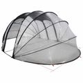 vidaXL Dómový stan na bazén Priehľadná 538 x 440 x 204 cm PVC