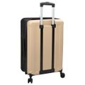 vidaXL Kufor so zámkom šampanského 43 x 27 x 66 cm ABS plast