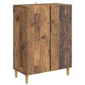 vidaXL Servírovacia skriňa Staré drevo 66 x 34,5 x 90 cm