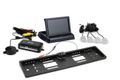 Parkovací asistent TFT02 4,3" s kamerou HD-402-LED 4 senzory strieborné