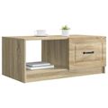 vidaXL Konferenčný stolík Dub sonoma 90 x 50 x 37 cm Kompozitné drevo