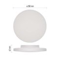 LED prisadené svietidlo DIONI kruhové, biele, 15W, CCT