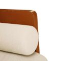 vidaXL Dvojpohovka s vankúšmi 110 cm, ľanová
