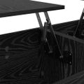 vidaXL Konferenčný stolík Čierny dub 102 x 50,5 x 46,5 cm