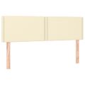 vidaXL Boxspring posteľ s matracom krémová 140x200 cm umelá koža
