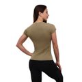 Dámske tričko FIT Olive - GymBeam, veľkosť XS