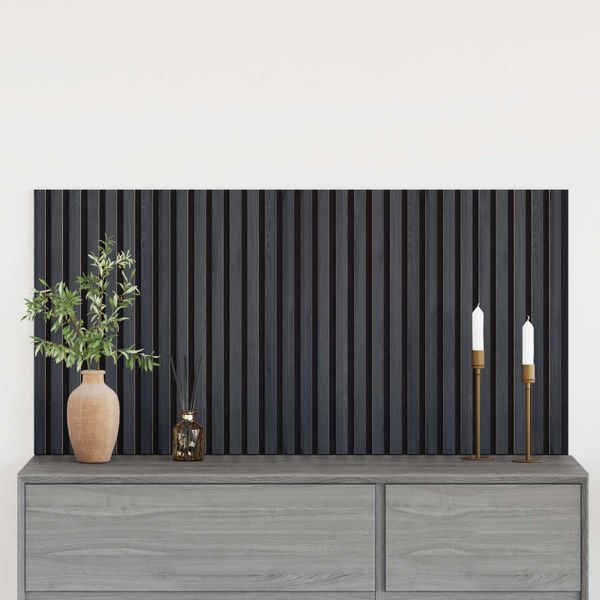 vidaXL Nástenné panely 2 pcs Antracitová 60,5 x 60 cm