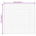 vidaXL Záťažová prikrývka modrá 220x235 cm 15 kg látka