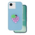 Ovocie 2v1 puzdro pre iPhone 16e / 17e modrá