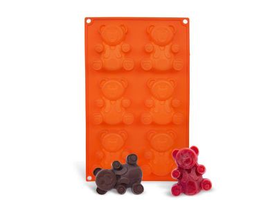 Forma na pečenie medvedíkov ORION 31x18x2cm Orange