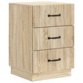 vidaXL Nočný stolík Dub sonoma 43 x 41 x 63,5 cm Kompozitné drevo