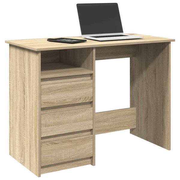 vidaXL Stôl dub somoma 102x50x75 cm kompozitné drevo