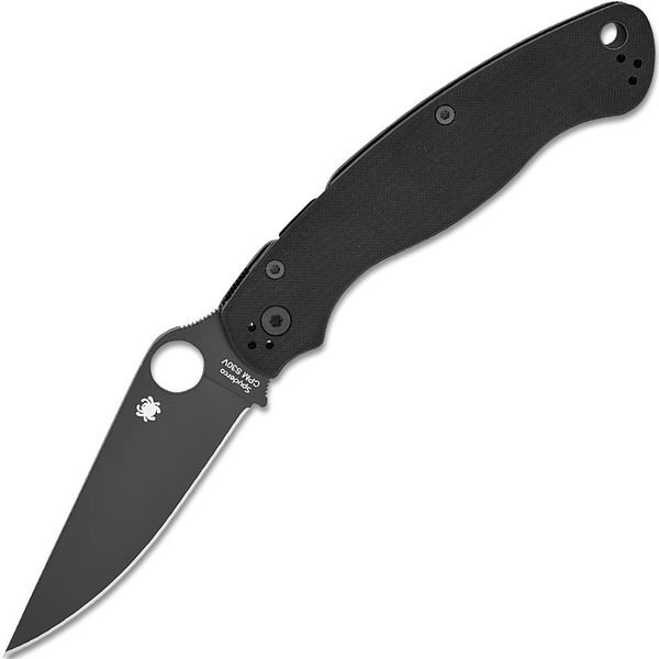 Spyderco C36GPBK2 Military 2 All Black vreckový nôž 10,2 cm, DLC, celočierna, G10