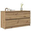 vidaXL TV skrinka Artisan Dub 100x35x54 cm Drevo