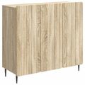vidaXL Servírovacia skriňa Dub sonoma 89 x 34,5 x 82 cm