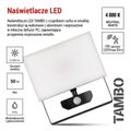 LED reflektor EMOS ZS2942 TAMBO so senzorom pohybu, 50 W, 5000 lm, čierny