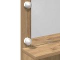 vidaXL Toaletný stolík Remeselný dub 80 x 41 x 134,5 cm