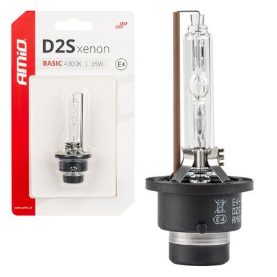 Výbojka D2S 35W 4300K xenónová BASIC blister AMIO-03860