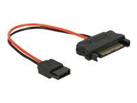 Elektrický kábel - SATA napájanie (samec) na Slimline SATA power (samica) - 10 cm