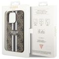 Guess Case for iPhone 14 Pro Max 6.7" GUHMP14XP4RPSW Brown Hard Case Magsafe 4G Printed Stripes