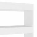 vidaXL Knižnica/deliaca stena biela 100x30x135 cm