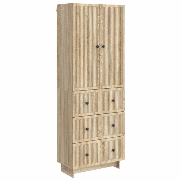 vidaXL Sada skríň 2 pcs 66 x 34,5 x 90 cm Kompozitné drevo