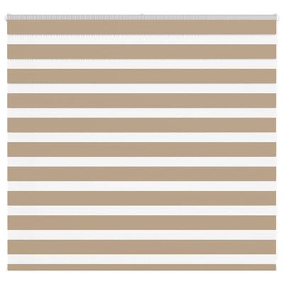 vidaXL Zebrová roleta pieskovo hnedá 165x100 cm šírka látky 160,9 cm polyester