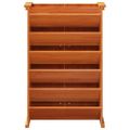 vidaXL Kvetináč na bylinky 6-poschodový voskový 69x40x101,5cm borovica