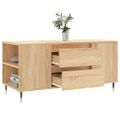 vidaXL Konferenčný stolík dub sonoma 102x44,5x50 cm kompozitné drevo