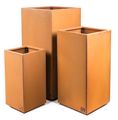 Kvetináč G21 Corten Square, 40 x 80 x 40 cm