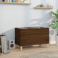 vidaXL Skrinka na platne hnedý dub 74,5x38x48 cm kompozitné drevo