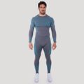 Bezšvové legíny OG1 Grey/Blue - GymBeam, veľkosť L
