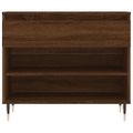vidaXL Botník hnedý dub 70x36x60 cm spracované drevo