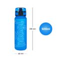 Tritanová fľaša pre deti Logo modrá 500 ml