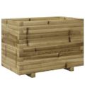 vidaXL Záhradný kvetináč 70x40x49,5 cm impregnovaná borovica