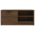 vidaXL TV skrinka hnedý dub 80x35x36,5 cm spracované drevo