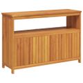 vidaXL Záhradný konzolový stolík 110x35x75 cm akáciové masívne drevo