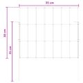 vidaXL Záhradný plot s kolíkmi 24 ks 35 x 30 cm Pozinkovaná oceľ