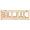 vidaXL Pelech pre psa 105,5x75,5x28 cm masívne borovicové drevo