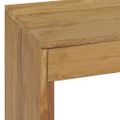 vidaXL Konzolový stolík 100x35x75 cm teakový masív