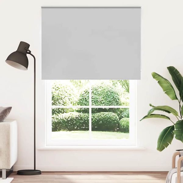 vidaXL roleta zatemnenie svetlo šedá 150x230 cm Šírka látky 146,6cm