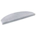 vidaXL Samolepiace schodové rohože 15 ks 80 x 24,5 x 3,5 cm Svetlosivá